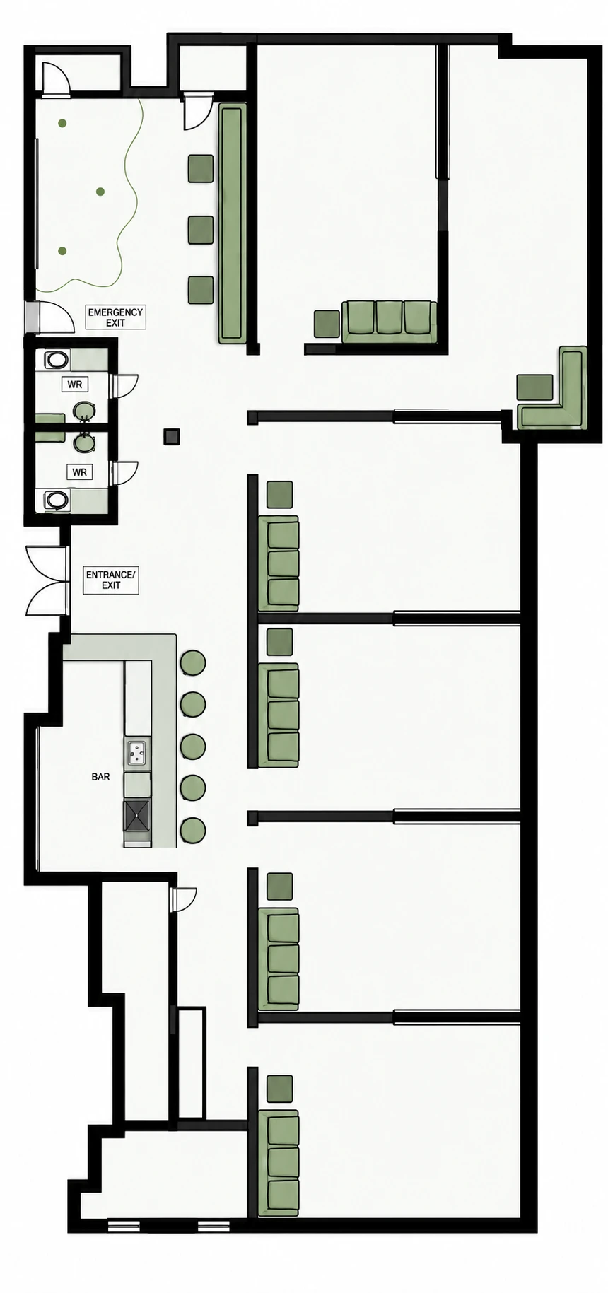 Floor plan of Golf Almighty Bolton