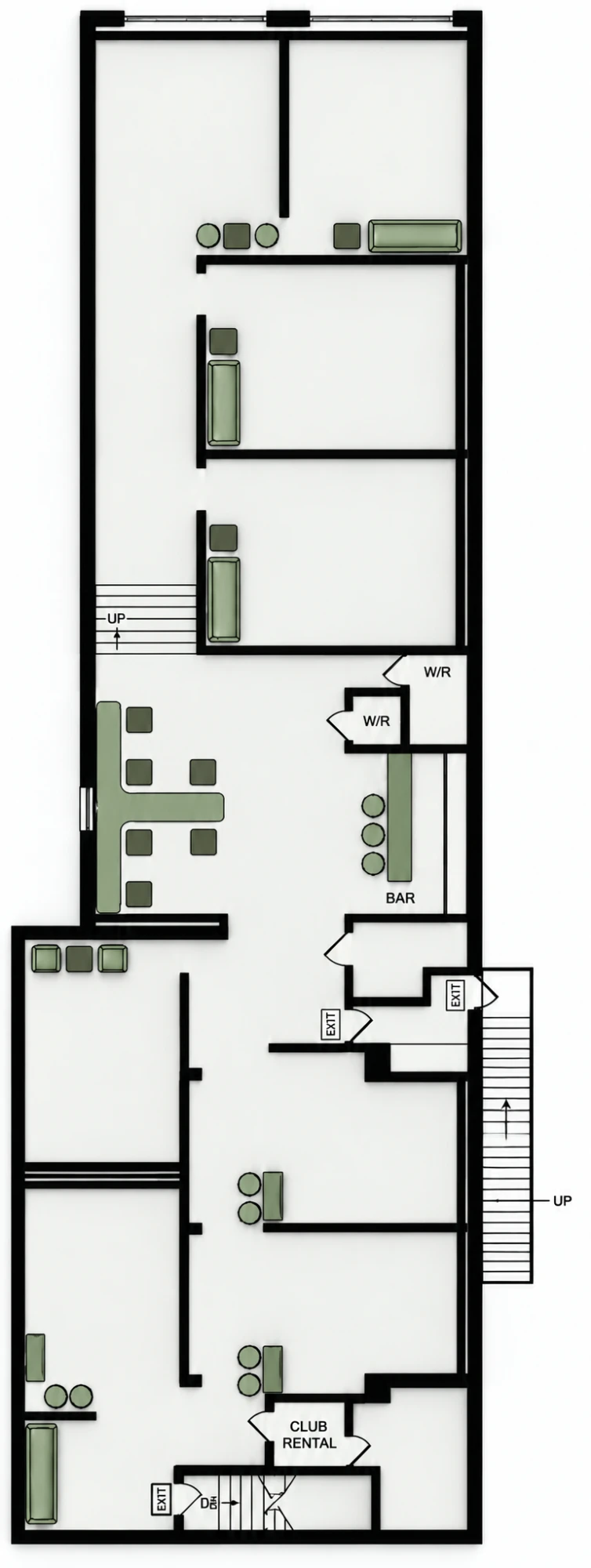 Floor plan of Golf Almighty Brampton